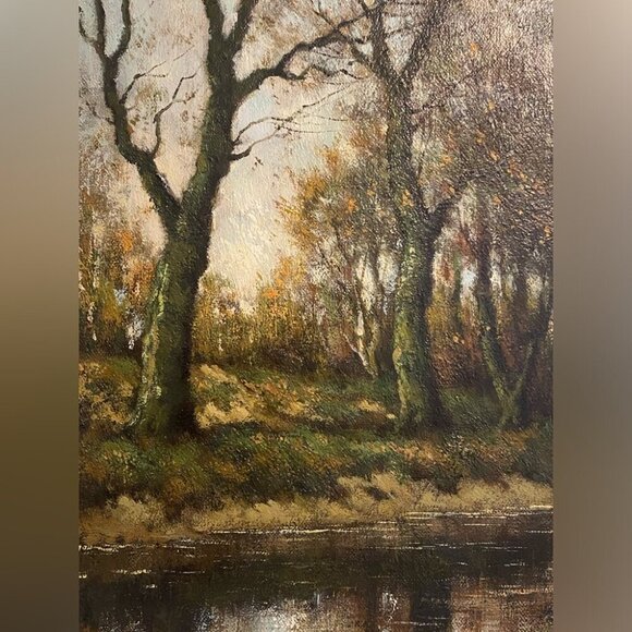 Original Dutch Oil Painting A. Hendriks Signed - Picture 7 of 16